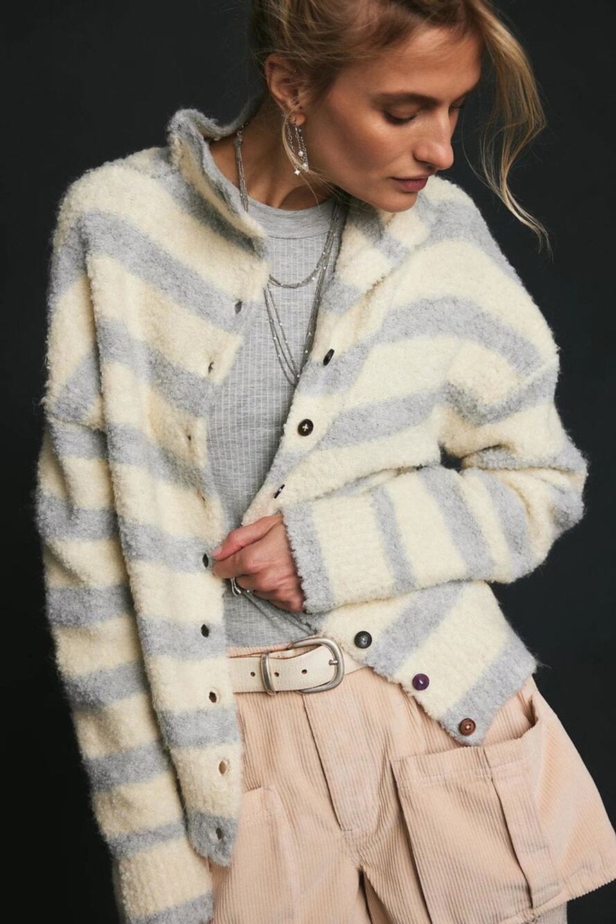 Free People Button Collection Cardigan, NWT, Size M